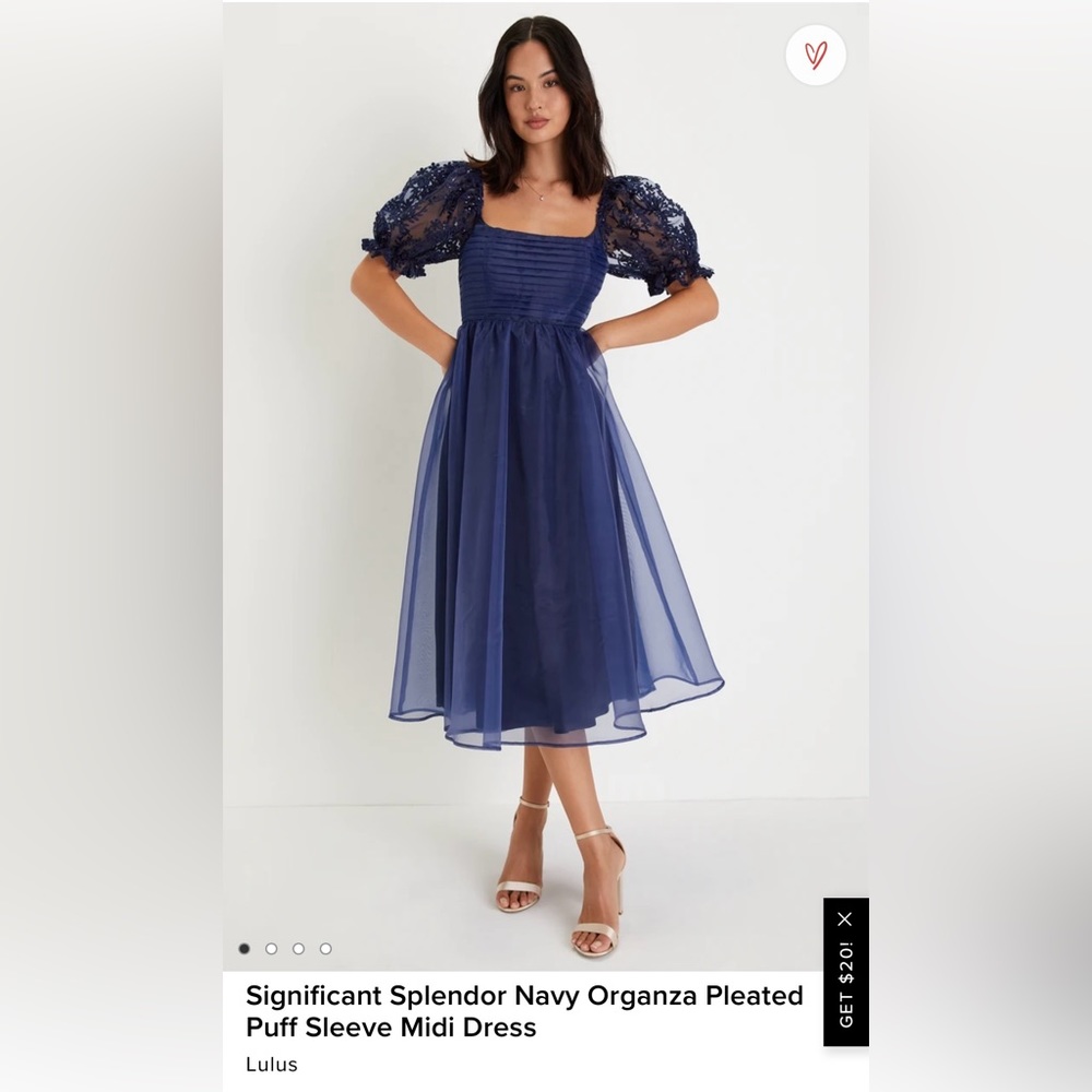 Lulus Puff Sleeve Dress